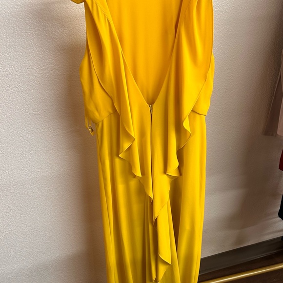 BCBGMaxAzria Vibrant Yellow Maxi Dress - Picture 4 of 10